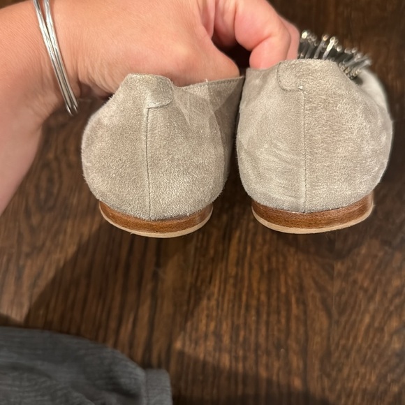 AGL Gray Suede Beaded Tassel Loafer Flats
Attilio Giusti Leombruni size 7.5 - Picture 3 of 6